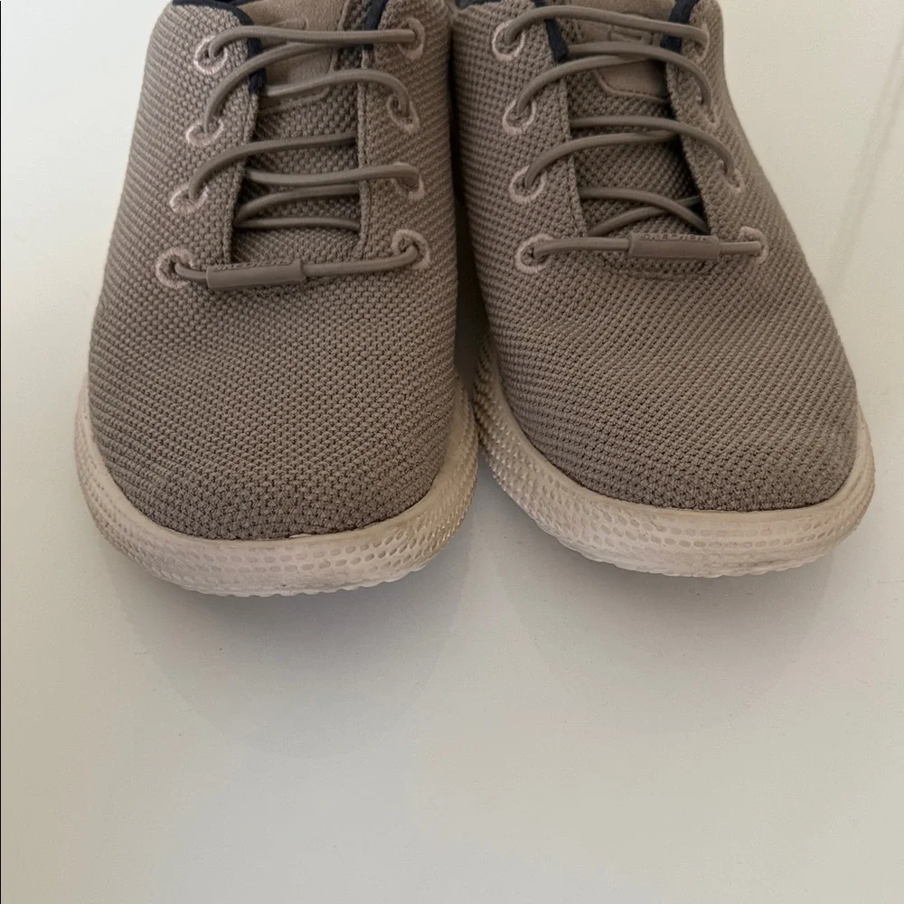 Skechers 65891 Men's Relsen - Brolin Oxford Shoe, Taupe - 10 M US
